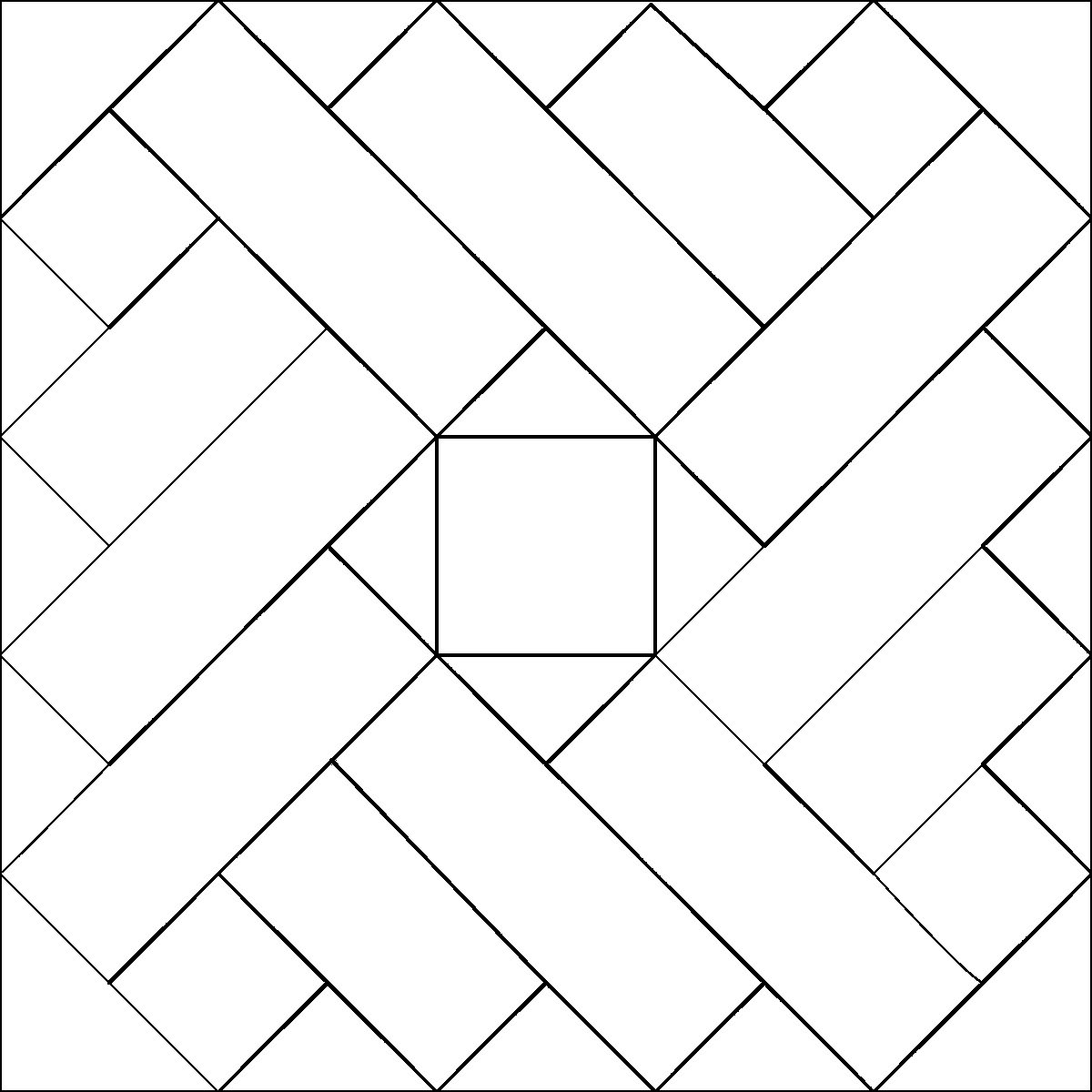 Pattern 149, Alpha A barn quilt pattern thumbnail
